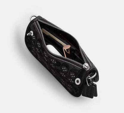 Swinger Bag 20 With Chain In Crystal Signature Jacquard